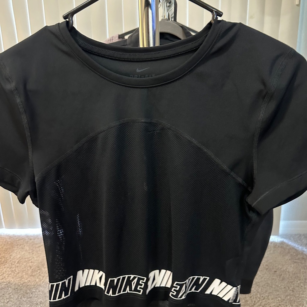 Black Nike Crop Top